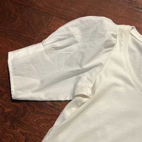 NWT Anthropologie Maeve White Top - Picture 4 of 8